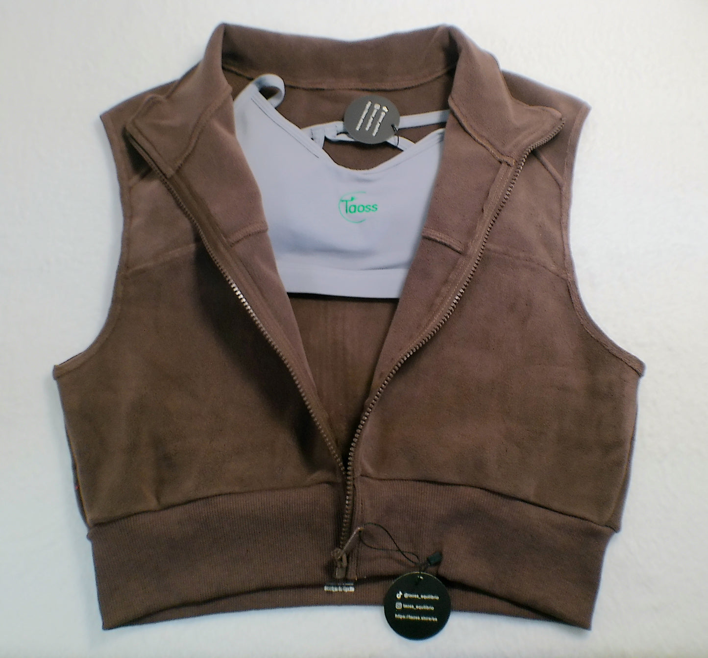 Chaleco Cropped Deportivo Taoss de Alto Rendimiento