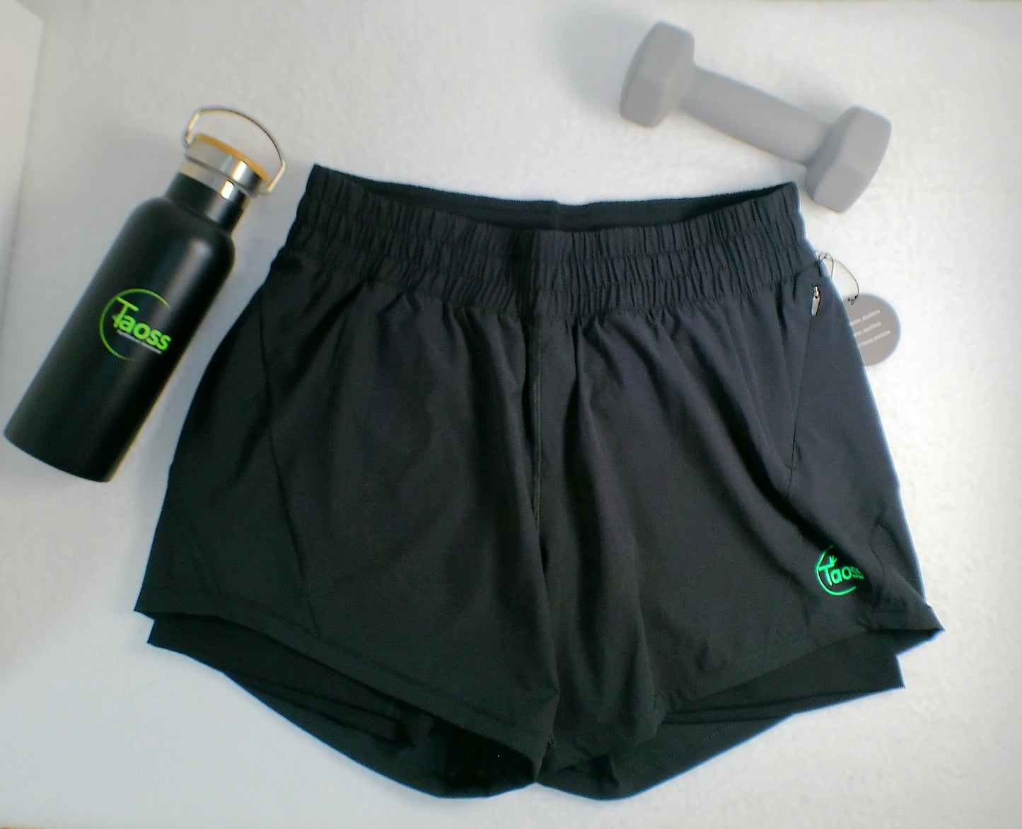Short Taoss con Bolsillo Doble Capa Entrenamiento